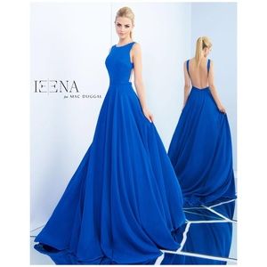 Mac Duggal Couture blue formal dress